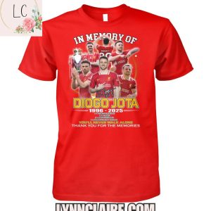 Limited Edition In Memory Of Diogo Jota 1996-2025 2D T-Shirt