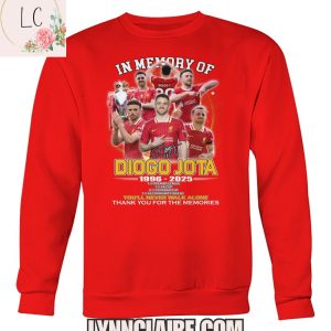 Limited Edition In Memory Of Diogo Jota 1996-2025 2D T-Shirt