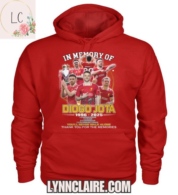 Limited Edition In Memory Of Diogo Jota 1996-2025 2D T-Shirt