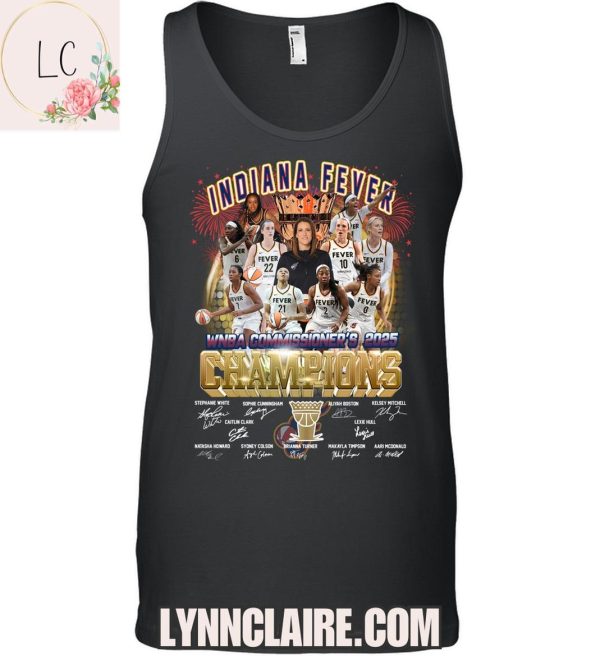 Limited Edition Indiana Fever 2025 Champions 2D T-Shirt
