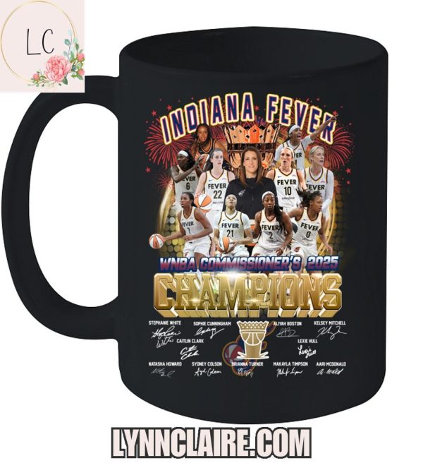 Limited Edition Indiana Fever 2025 Champions 2D T-Shirt