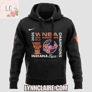 Limited Edition Indiana Fever 2025 WNBA Commissioner’s Cup Champions, Now You Know Hoodie