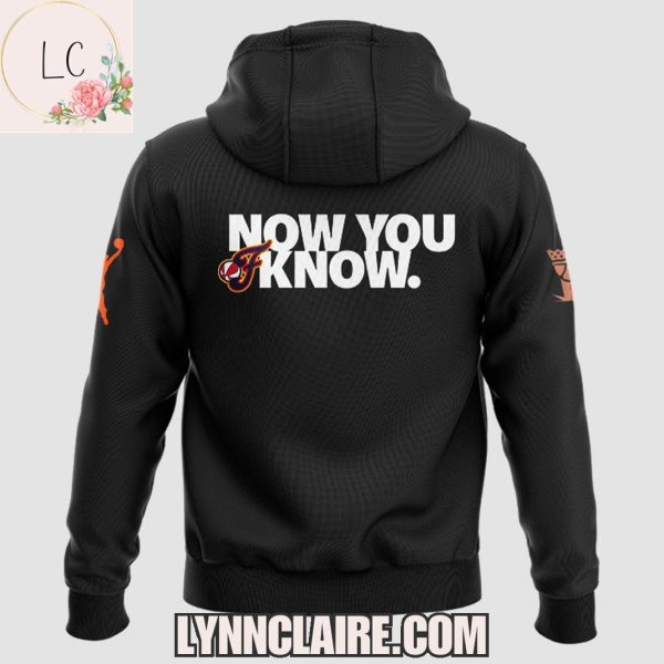Limited Edition Indiana Fever 2025 WNBA Commissioner’s Cup Champions, Now You Know Hoodie