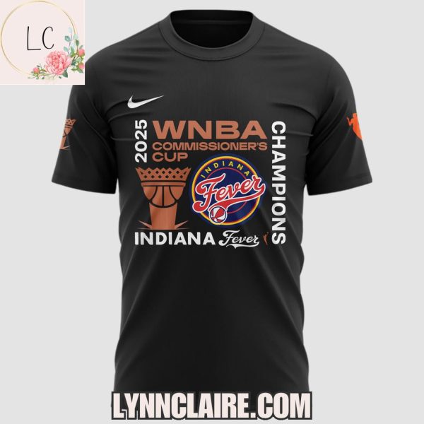 Limited Edition Indiana Fever 2025 WNBA Commissioner’s Cup Champions, Now You Know Hoodie