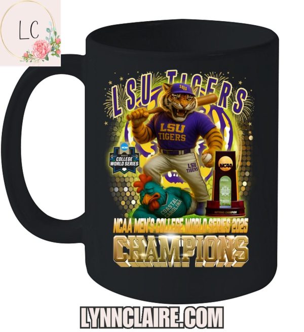 Limited Edition LSU Tigers NCAA Men’s College World Series 2025 2D T-Shirt