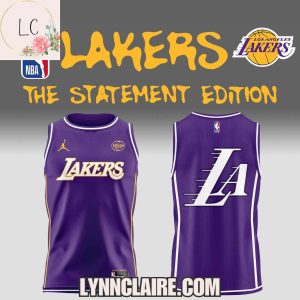 Limited Edition Los Angeles Lakers The Statement Edition 2025 Basketball Jersey
