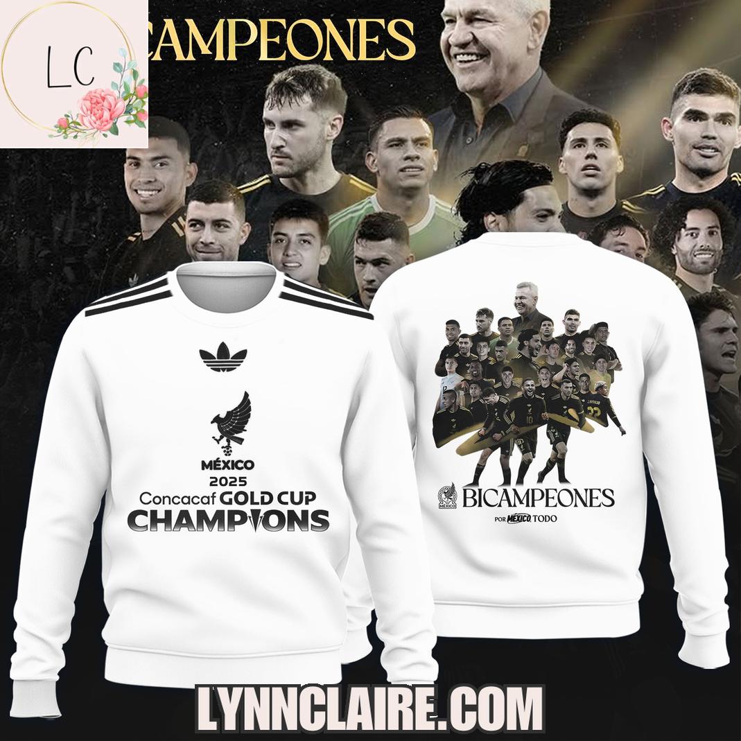 Limited Edition Mexico 2025 Concacaf Gold Cup Champions 3D T-Shirt Limited Edition Mexico 2025 Concacaf Gold Cup Champions 3D T-Shirt