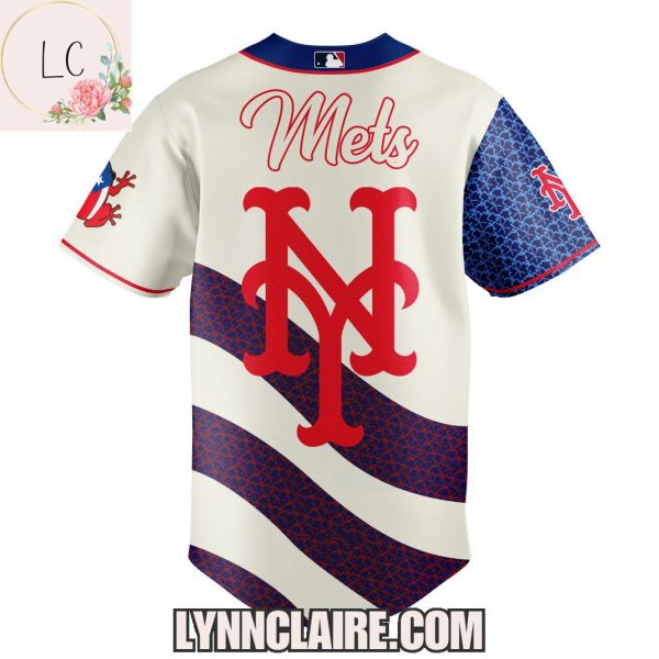 Limited Edition New York Mets Puerto Rico Heritage 2025 Baseball Jersey