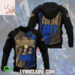 Limited Edition Oklahoma City Thunder 2025 Won For The City NBA Champions 3D T-Shirt