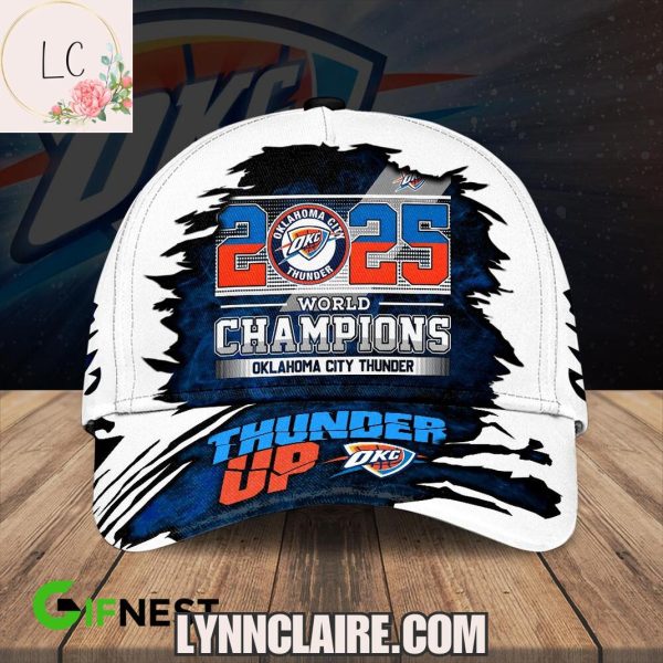 Limited Edition Oklahoma City Thunder 2025 World Champions Cap
