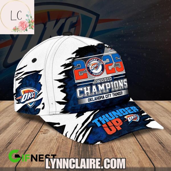 Limited Edition Oklahoma City Thunder 2025 World Champions Cap