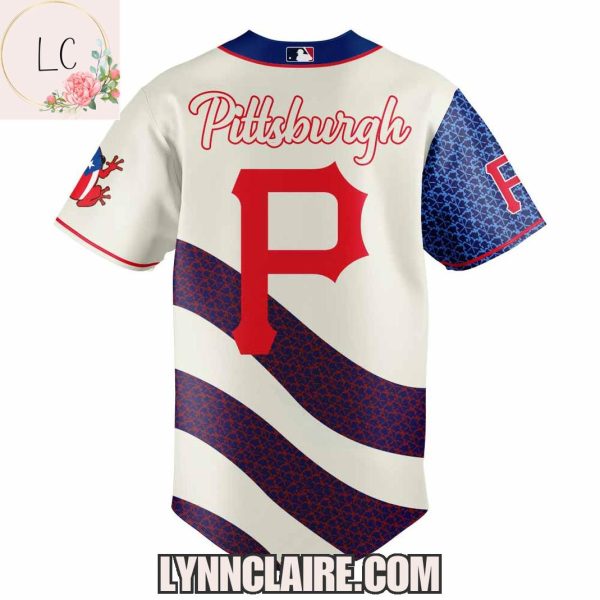 Limited Edition Pittsburgh Pirates Puerto Rico Heritage 2025 Baseball Jersey