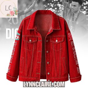 Limited Edition Red Thank You For The Memories Diogo Jota Number 20 x Liverpool F.C 2020-2025 Denim Jacket