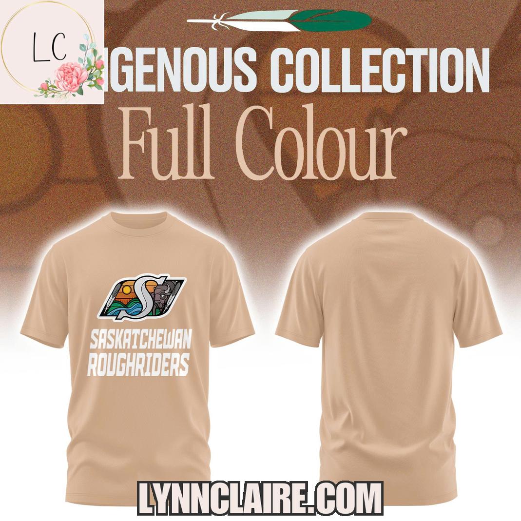 Limited Edition Saskatchewan Roughriders Indigenous Collection Full Colour 2025 3D T-Shirt Limited Edition Saskatchewan Roughriders Indigenous Collection Full Colour 2025 3D T-Shirt