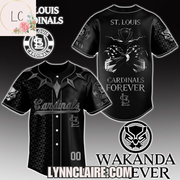 Limited Edition St.Louis Cardinals x Wakanda Forever 2025 Baseball Jersey