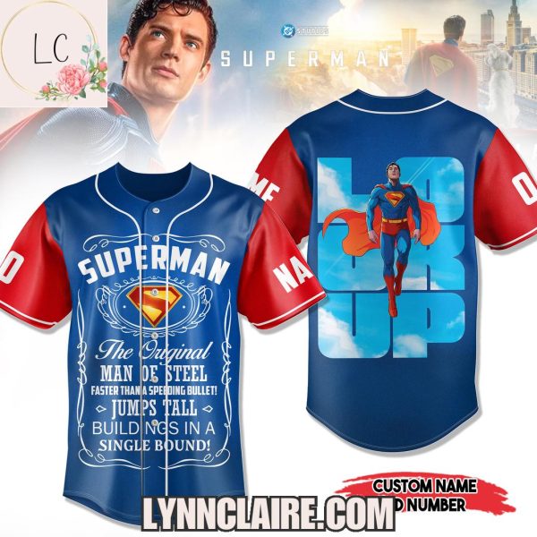 Limited Edition Superman Look Up 2025 Baseball Jersey Custom Name