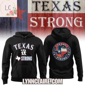 Limited Edition Texas Strong 2025 Hoodie – Black