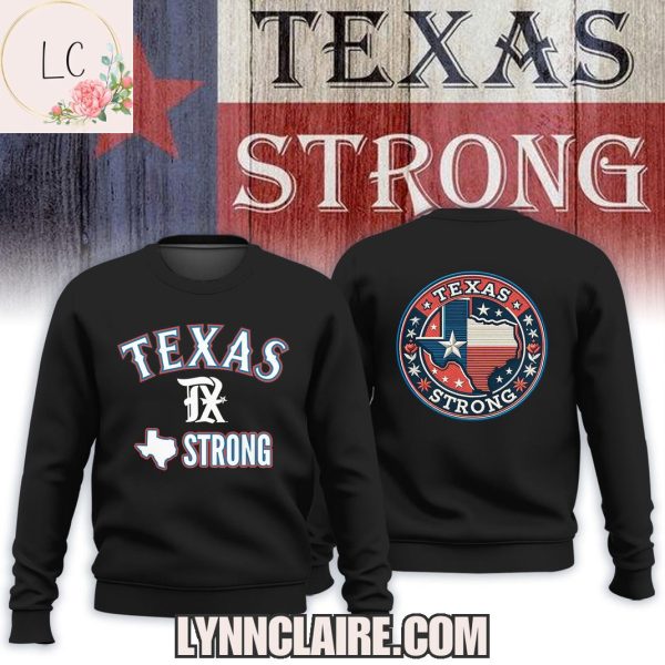 Limited Edition Texas Strong 2025 Hoodie – Black