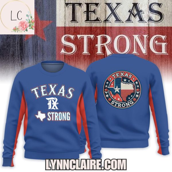 Limited Edition Texas Strong 2025 Hoodie – Blue