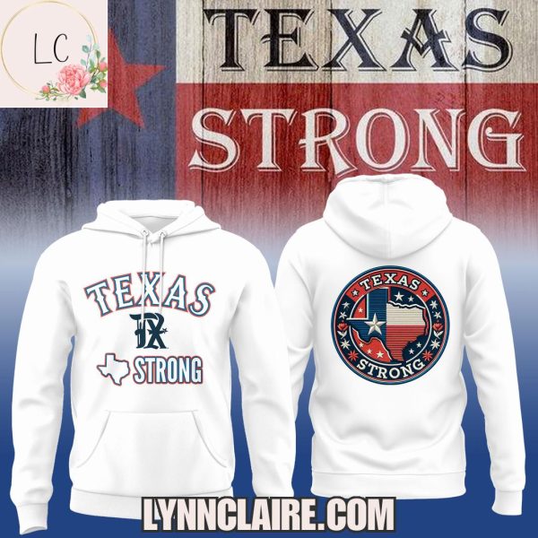 Limited Edition Texas Strong 2025 Hoodie – White