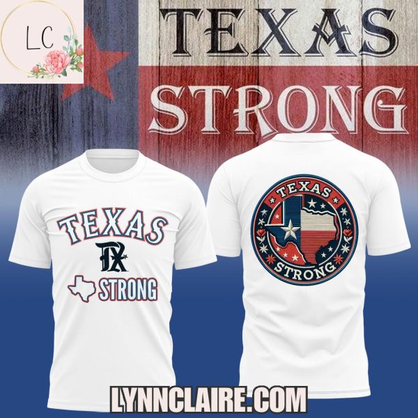 Limited Edition Texas Strong 2025 Hoodie – White