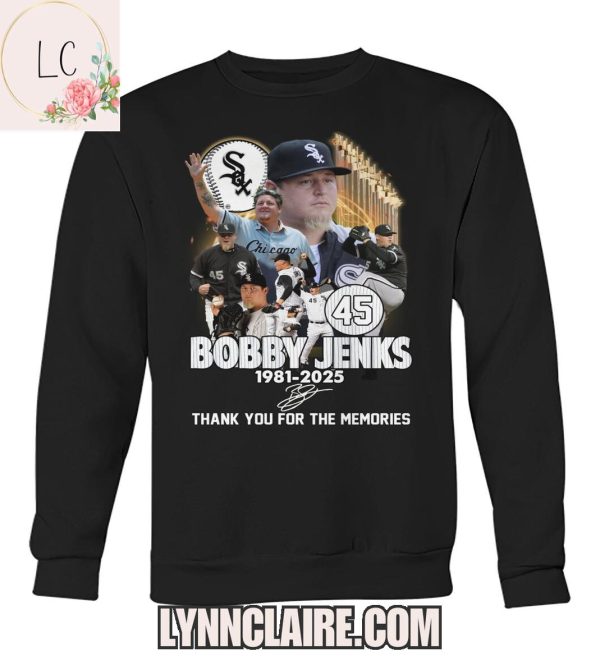 Limited Edition Thank You For The Memories Bobby Jenks 1981-2025 2D T-Shirt