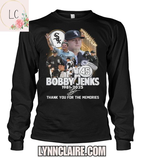Limited Edition Thank You For The Memories Bobby Jenks 1981-2025 2D T-Shirt