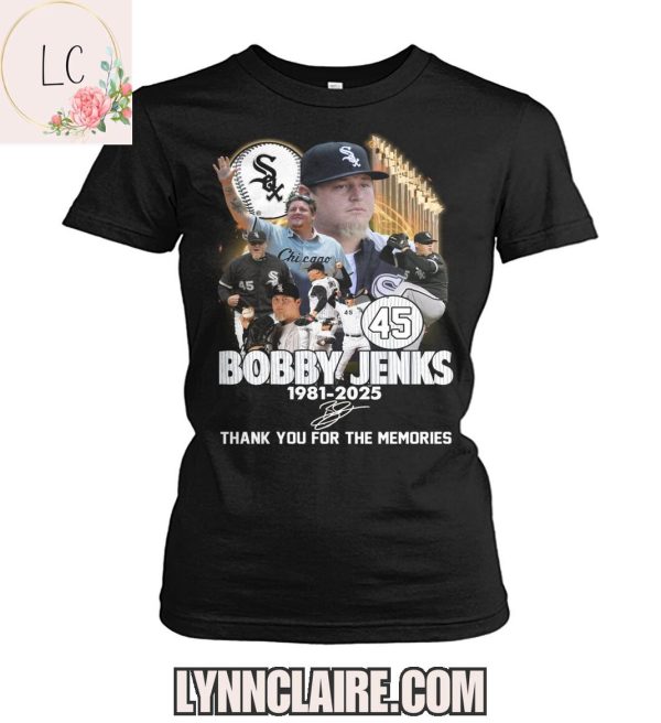 Limited Edition Thank You For The Memories Bobby Jenks 1981-2025 2D T-Shirt