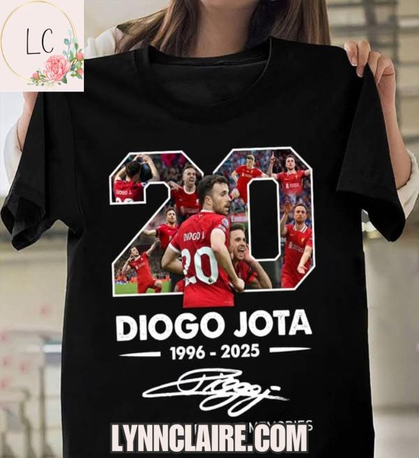 Limited Edition Thank You For The Memories Diogo Jota Number 20 1996-2025 2D T-Shirt