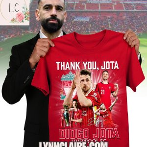 Limited Edition Thank You For The Memories Diogo Jota x Liverpool F.C 1996-2025 2D T-Shirt