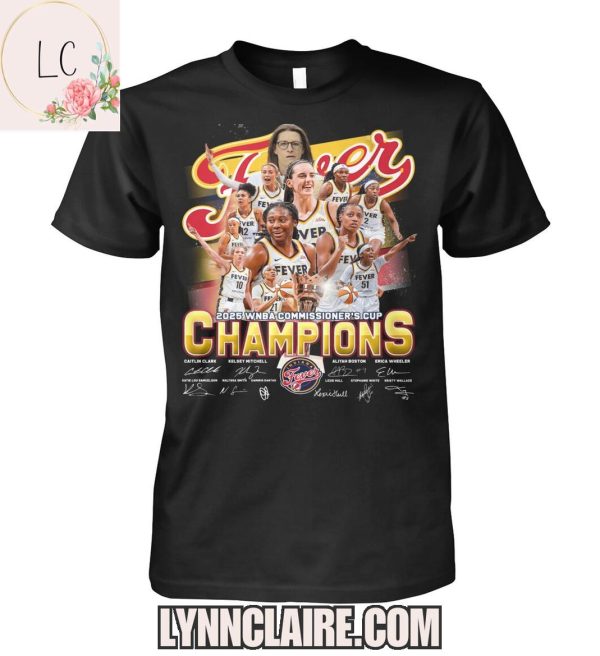 Limited Edition WNBA 2025 Champions Indiana Fever 2D T-Shirt