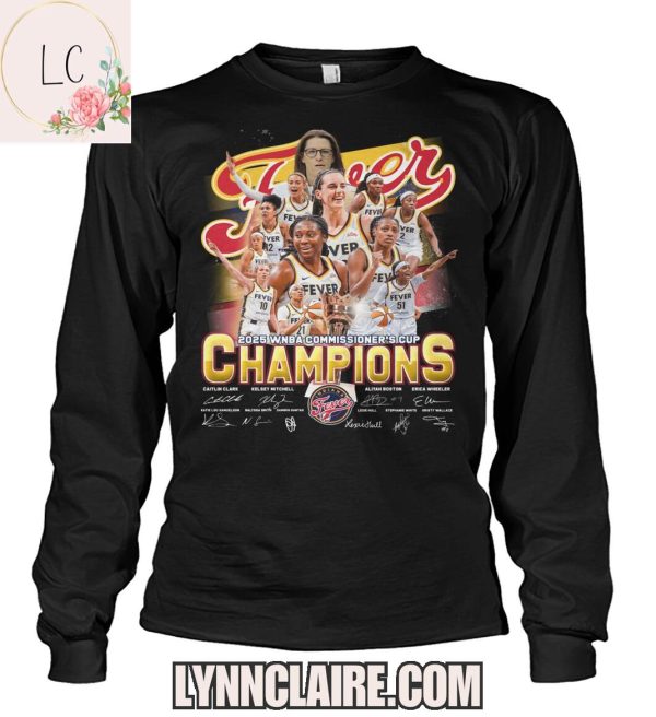 Limited Edition WNBA 2025 Champions Indiana Fever 2D T-Shirt