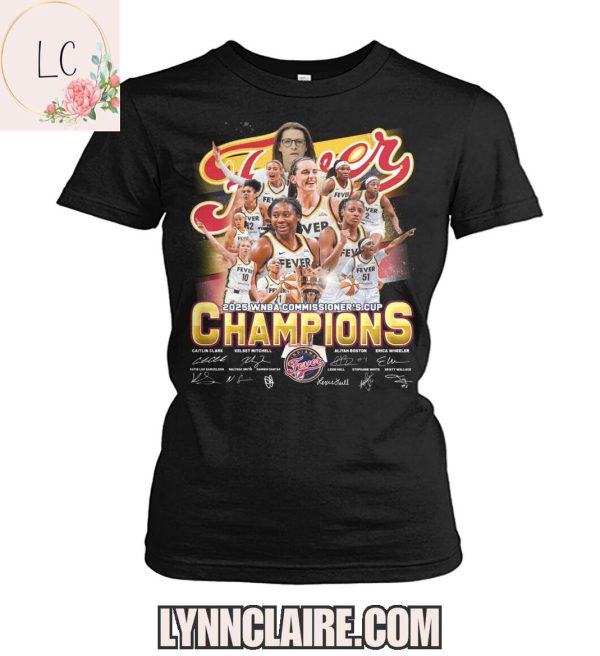 Limited Edition WNBA 2025 Champions Indiana Fever 2D T-Shirt