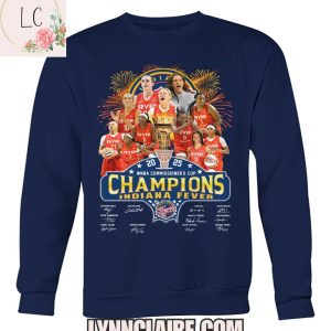 Limited Edition WNBA Commissioner’s Cup 2025 Champions Indiana Fever 2D T-Shirt