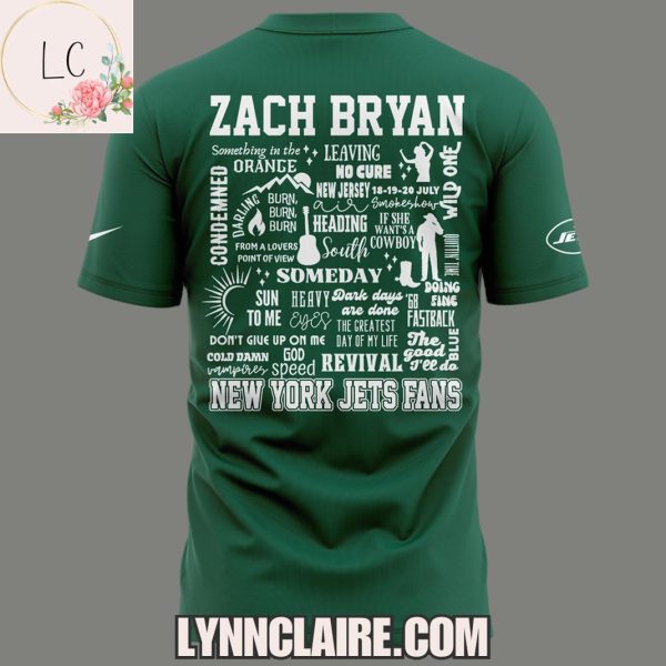 Limited Edition Zach Bryan x New York Jets Fans Metlife Stadium 2025 Hoodie