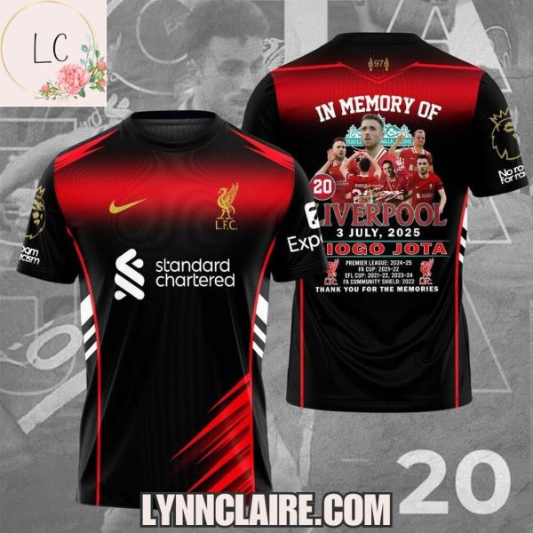 Special Edition In Memory Of Liverpool F.C x Diogo Jota 1996-2025 3D T-Shirt