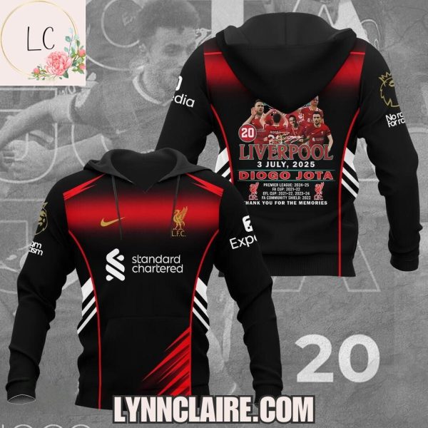 Special Edition In Memory Of Liverpool F.C x Diogo Jota 1996-2025 3D T-Shirt