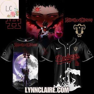 Special Edition Los Angeles Dodgers x Black Clover 2025 Baseball Jersey