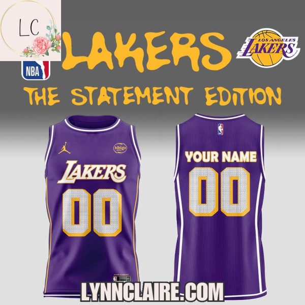 Special Edition Los Angeles Lakers The Statement Edition 2025 Basketball Jersey Custom Name