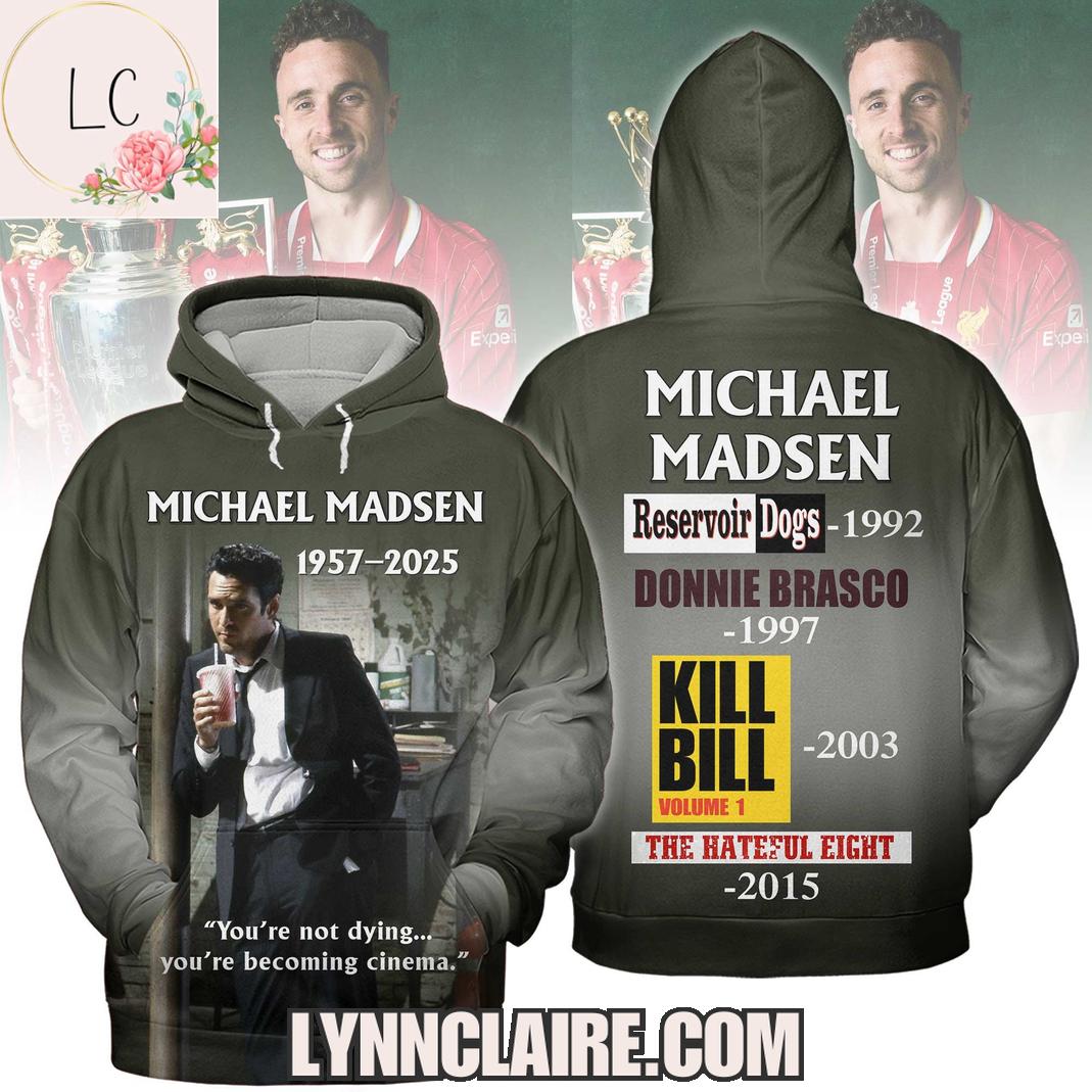 Special Edition Michael Madsen 1957-2025 Anniversary 3D T-Shirt Special Edition Michael Madsen 1957-2025 Anniversary 3D T-Shirt