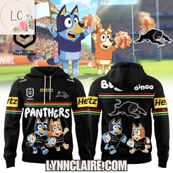 Special Edition Penrith Panthers 2025 Bluey And Bingo Hoodie