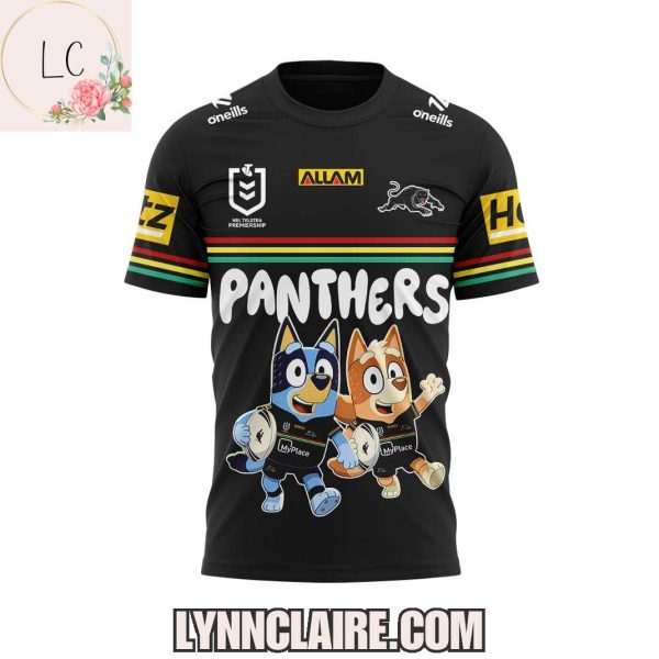Special Edition Penrith Panthers 2025 Bluey And Bingo Hoodie