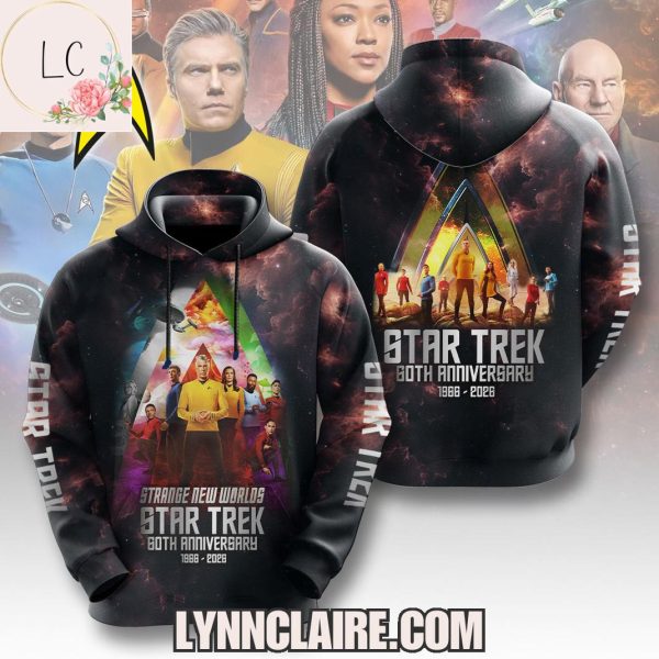 Special Edition Strange New Worlds Star Trek 60th Anniversary 1966-2026 3D T-Shirt