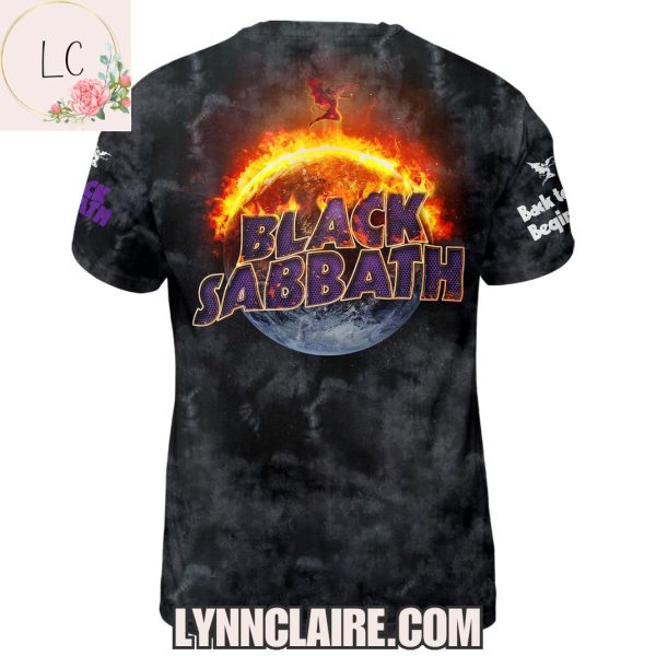 Special Edition Thank You For The Memories Black To The Begining 57th Anniversary 1968-2025 Black Sabbath 3D T-Shirt