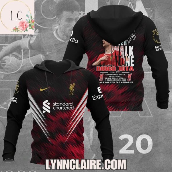 Special Edition Thank You For The Memories You’ll Never Walk Alone Diogo Jota 1996-2025 3D T-Shirt