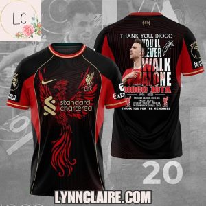 Special Edition Thank You, Diogo You’ll Never Walk Alone 3D T-Shirt