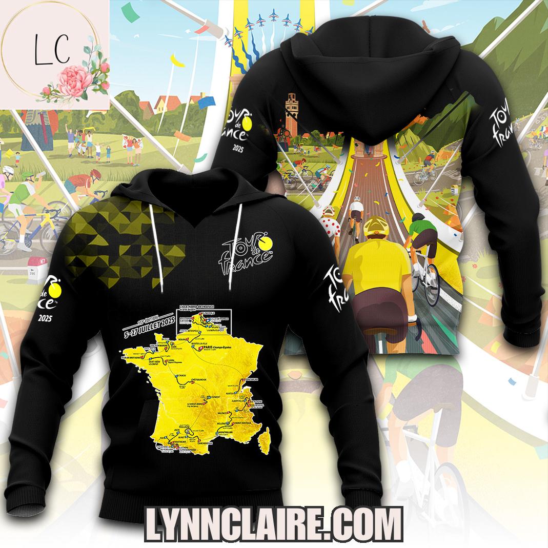 Special Edition Tour De France Juillet 2025 3D T-Shirt Special Edition Tour De France Juillet 2025 3D T-Shirt